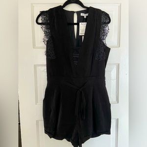 NWT Women’s Black Shorts Romper